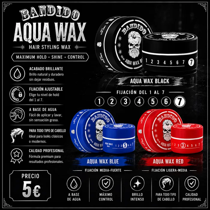 Bandido Aqua Wax Cera Profesional