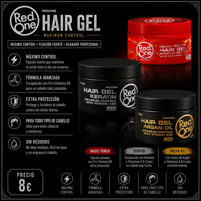 Red One Hair Gel Maximum Control